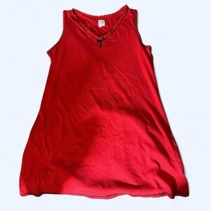 Vintage-Inspired Aria Red Polka Dot Nightgown (M)